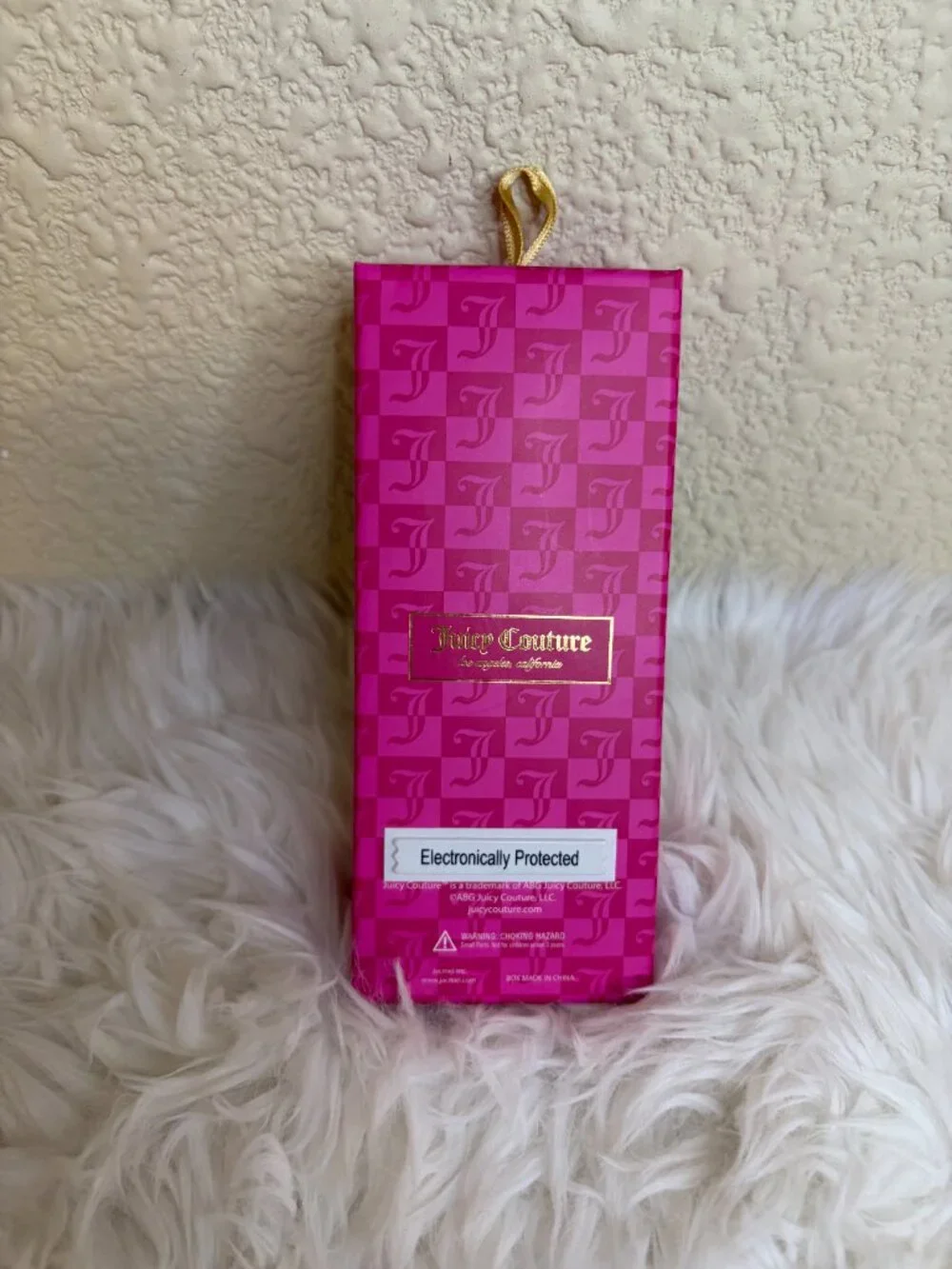 Juicy Couture Watermelon Bag Charm Keychain Fruit Gold Tone NWT